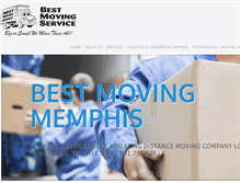 Tablet Screenshot of bestmovingmemphis.com